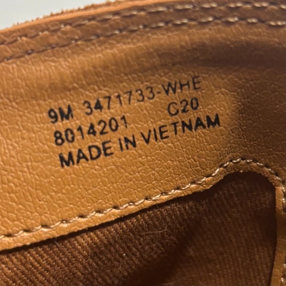 Frye Judith Double Zip Ankle Leather Booties Women's Size 9M Wheat Brown Wetsern - Picture 7 of 11